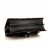 Gucci Dionysus shoulder bag in brown velvet and black patent leather - Detail D5 thumbnail