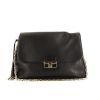 Dior Diorling shoulder bag in black grained leather - 360 thumbnail