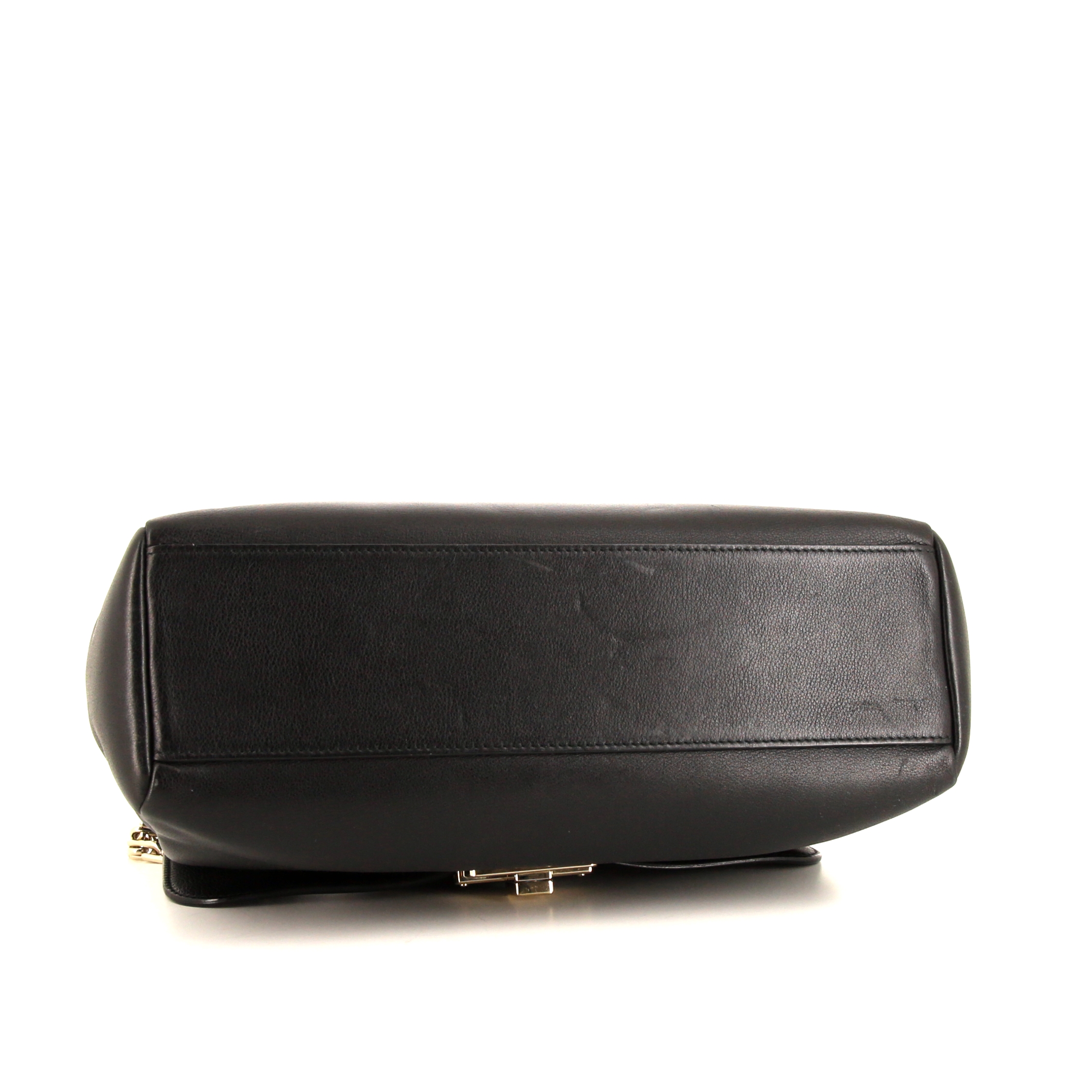 Sac porté épaule Dior Diorling en cuir grainé noir - Detail D4