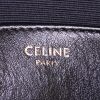 Celine shoulder bag in black quilted leather and black smooth leather - Detail D3 thumbnail