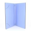Porta agenda Hermès en cuero box azul - Detail D2 thumbnail