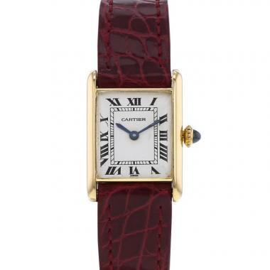 Montre Cartier Mini Tank en or jaune Ref :  6711 Vers  1980