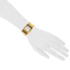 Hermes Médor watch in gold plated Ref:  ME1.201 Circa  1990 - Detail D1 thumbnail