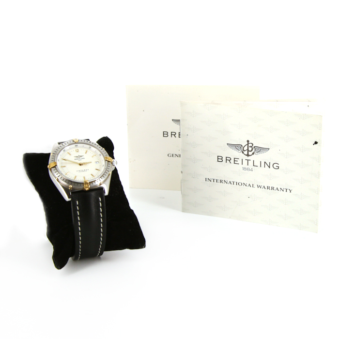 Montre Breitling Antares en acier Ref :  B10048 Vers  1990