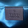 Borsa a tracolla Gucci Ophidia in tessuto scamosciato marrone e pelle verniciata nera - Detail D3 thumbnail