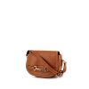 Celine Crécy small model shoulder bag in brown natural leather - 00pp thumbnail