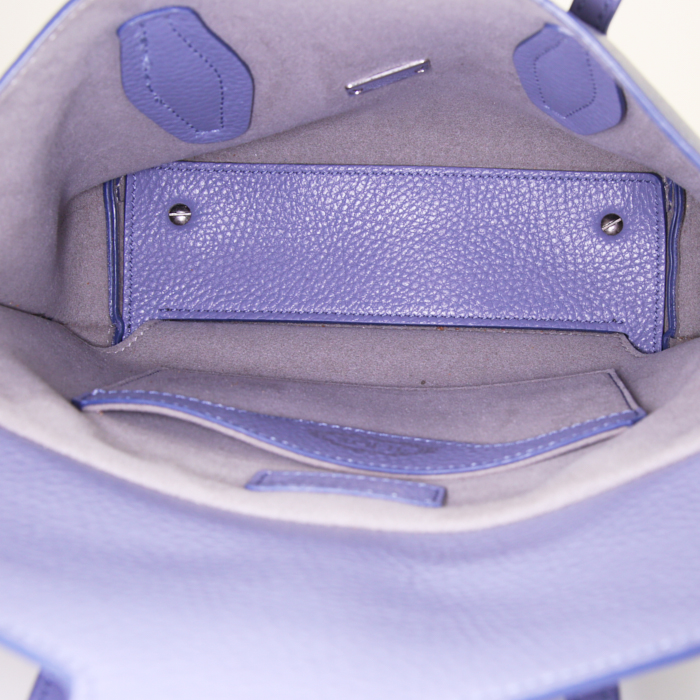 Tod's New Joy shoulder bag in purple leather - Detail D3