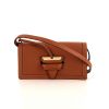 Loewe Bracelona small model shoulder bag in brown leather - 360 thumbnail