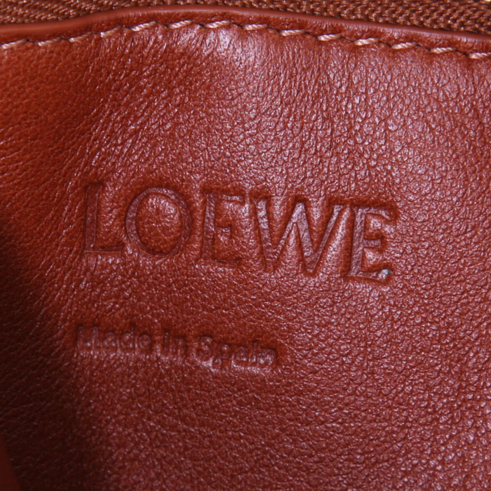 Borsa a tracolla Loewe Bracelona modello piccolo in pelle beige - Detail D3