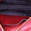 Prada shoulder bag in burgundy leather - Detail D3 thumbnail