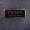 Prada Odette shoulder bag in brown leather saffiano - Detail D4 thumbnail