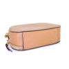Prada Odette shoulder bag in brown leather saffiano - Detail D5 thumbnail