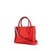 Tod's small model shoulder bag in red leather - 00pp thumbnail
