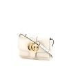 Gucci Double G shoulder bag in white leather - 00pp thumbnail