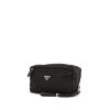 Prada pouch in canvas and black leather - 00pp thumbnail