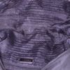 Bolsito de mano Prada en lona y cuero negro - Detail D2 thumbnail
