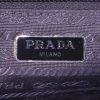 Bolsito de mano Prada en lona y cuero negro - Detail D3 thumbnail