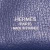 Borsa a tracolla Hermès Jypsiere 34 cm in pelle togo blu - Detail D3 thumbnail