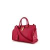 Yves Saint Laurent Chyc handbag in fushia pink leather - 00pp thumbnail