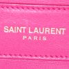 Sac à main Yves Saint Laurent Chyc en cuir rose-fushia - Detail D4 thumbnail
