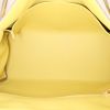 Hermes Kelly 28 cm handbag in yellow Lime Evergrain leather - Detail D3 thumbnail