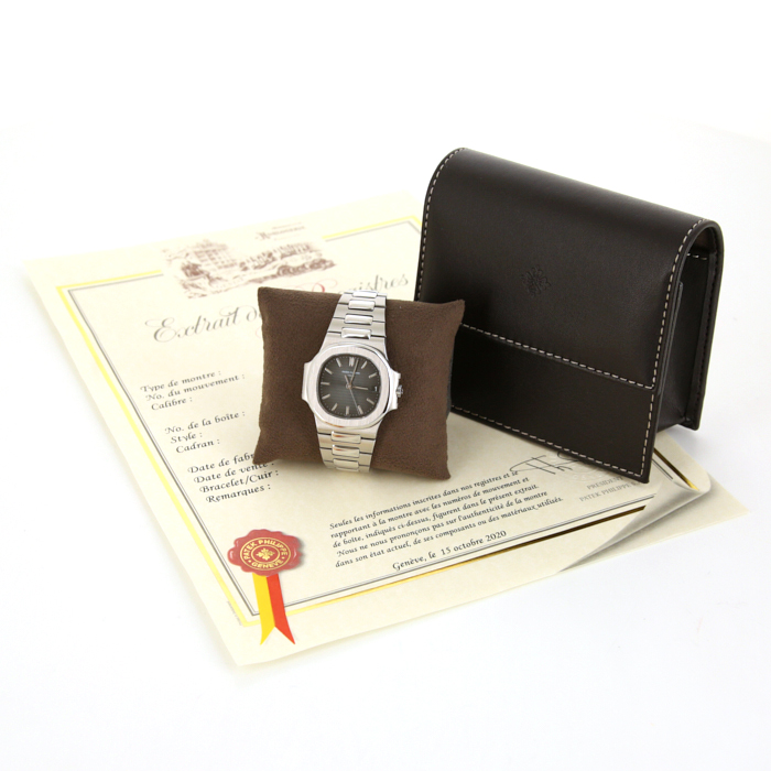 Orologio Patek Philippe Nautilus in acciaio Ref :  3800 Circa  1983