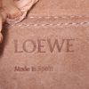 Borsa a tracolla Loewe Gate in pelle nera e rafia naturale - Detail D3 thumbnail