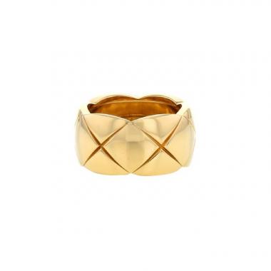 Sortija Chanel Coco modelo grande en oro amarillo Sortija Chanel Coco modelo grande en oro amarillo