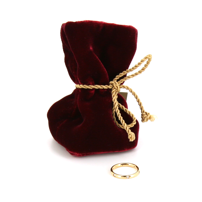 Pomellato Lucciole ring in yellow gold and diamonds - Detail D2