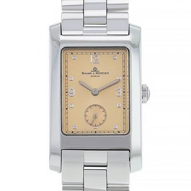 Montre Baume 
Mercier Hampton en acier Ref :  MV045063 Vers  2000