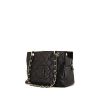 Bolso de mano Chanel Shopping PTT en cuero granulado acolchado negro - 00pp thumbnail