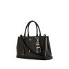 Prada Galleria handbag in black leather saffiano - 00pp thumbnail