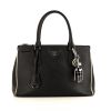 Prada Galleria handbag in black leather saffiano - 360 thumbnail