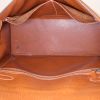 Hermes Kelly 32 cm handbag in beige canvas and gold Pecari leather - Detail D3 thumbnail