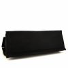 Saint Laurent Rive Gauche shopping bag in black canvas and black leather - Detail D4 thumbnail