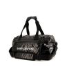 Saint Laurent 24 hours bag in black canvas - 00pp thumbnail