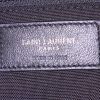 Saint Laurent 24 hours bag in black canvas - Detail D4 thumbnail