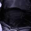 Mochila Prada Nylon Backpack en lona y cuero azul marino y negra - Detail D3 thumbnail