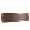 Louis Vuitton Bisten 60 rigid suitcase in brown monogram canvas and natural leather - Detail D4 thumbnail