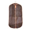 Funda protectora para ropa Louis Vuitton Porte-habits en lona Monogram y cuero natural - Detail D2 thumbnail