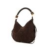 Yves Saint Laurent Mombasa handbag in brown suede - 00pp thumbnail