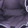 Shopping bag Gucci in tela monogram nera e pelle nera - Detail D2 thumbnail