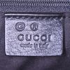 Shopping bag Gucci in tela monogram nera e pelle nera - Detail D3 thumbnail
