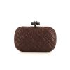 Bottega Veneta Knot pouch in brown braided leather - 360 thumbnail
