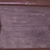 Pochette Bottega Veneta Knot in pelle intrecciata marrone - Detail D2 thumbnail