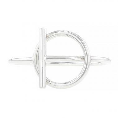Bracciale a cerchio Hermès Glénan in argento