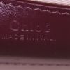 Chloé Tess shoulder bag in burgundy leather - Detail D4 thumbnail
