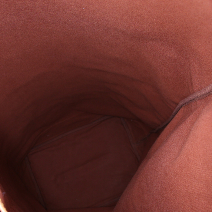 Louis Vuitton Marin - Travel Bag travel bag in brown monogram canvas and natural leather - Detail D2