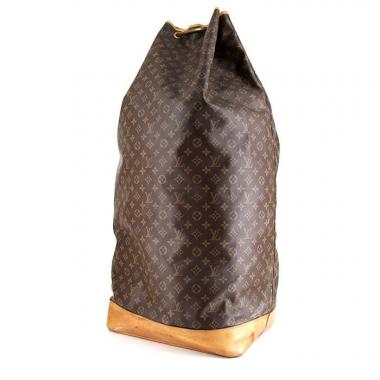 Louis Vuitton Marin - Travel Bag travel bag in brown monogram canvas and natural leather