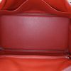 Hermes Birkin 40 cm handbag in Pompéi red box leather - Detail D2 thumbnail